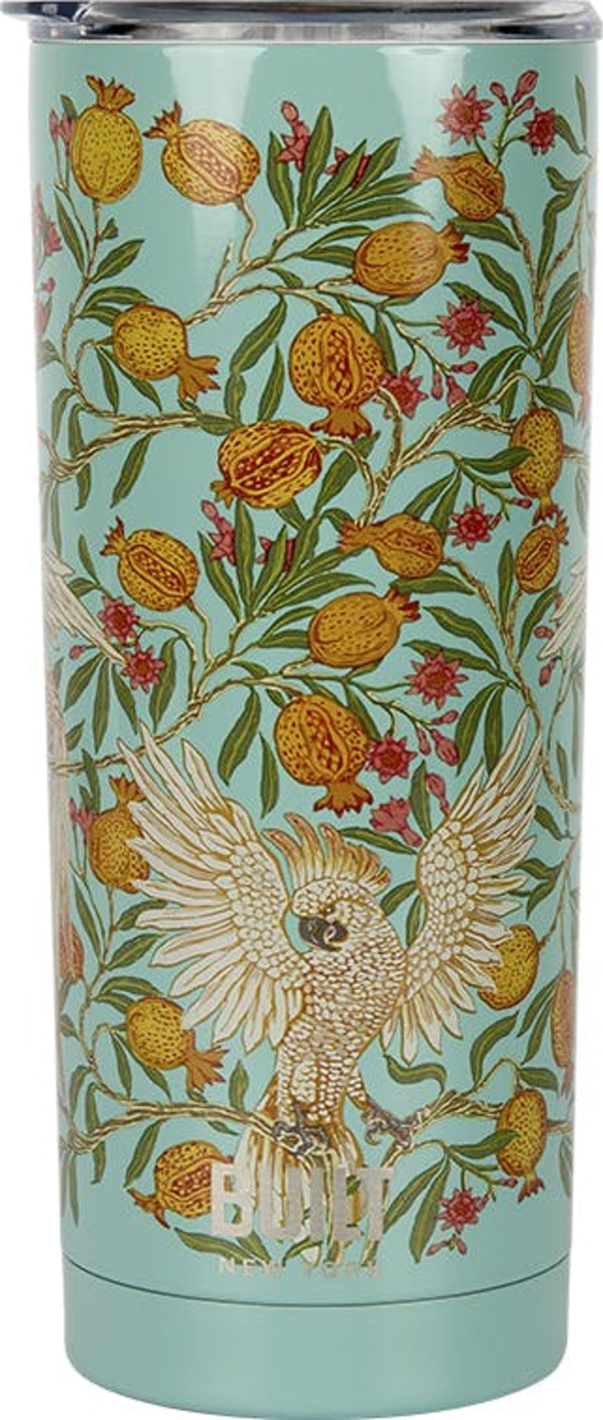Built V&A 590ml Double Walled Stainless Steel Travel Mug Cockatoo image 1