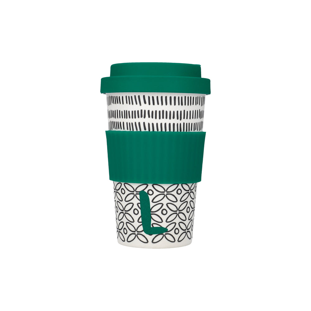 KitchenCraft 410ml Bamboo A to Z Letter 