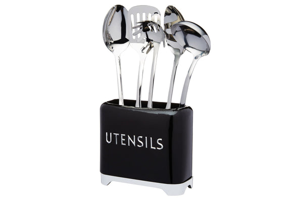 Lovello Black Utensil Tin image 2