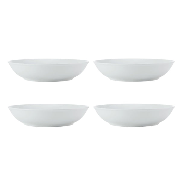 Mikasa Chalk Porcelain Pasta Bowls, Set of 4, 23cm, White image 2