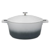 MasterClass Large 5 Litre Casserole Dish with Lid - Ombre Grey image 1