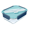 Built Retro Glass 900ml Lunch Box with Cutlery image 2