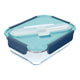 Built Retro Glass 900ml Lunch Box with Cutlery