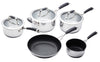MasterClass 5 Piece Deluxe Stainless Steel Cookware Set image 1