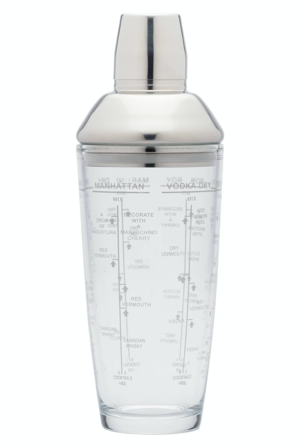 BarCraft 700ml Glass Boston Cocktail Shaker image 1