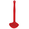 Colourworks Red Silicone Ladle with Pouring Spout and Straining Holes