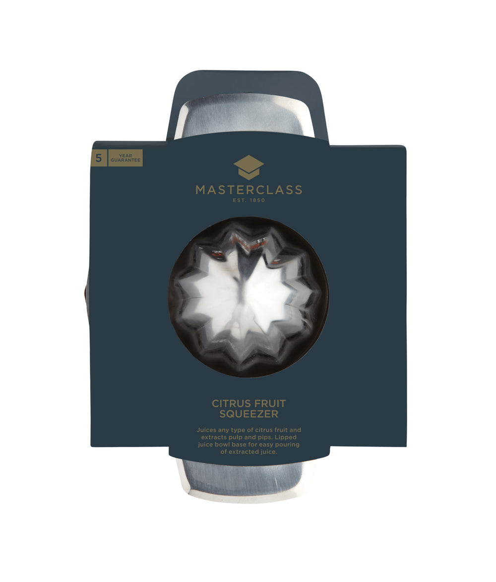 MasterClass Stainless Steel Citrus Fruit Squeezer image 1