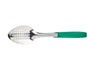 MasterClass Stainless Steel Colour-Coded Slotted Spoon - Green image 1