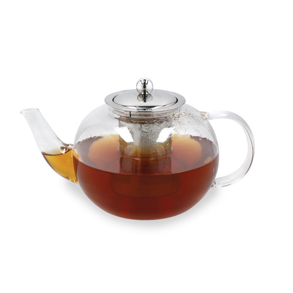 La Cafetière 1.5L Glass Teapot with Stainless Steel Infuser - Gift Boxed image 1