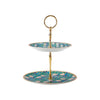 Maxwell & Williams Teas & C's Kasbah Mint Two Tiered Cup Cakes Stand image 1