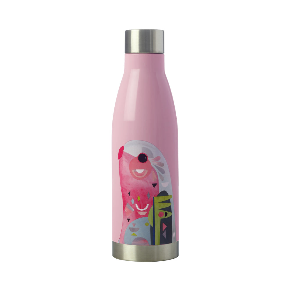Maxwell & Williams Pete Cromer 500ml Parrot Double Walled Insulated Bottle image 1