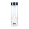 BUILT Tiempo 450ml Insulated Water Bottle, Borosilicate Glass / Stainless Steel - Midnight Blue image 1
