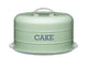 Living Nostalgia Airtight Cake Storage Tin/Cake Dome - English Sage Green