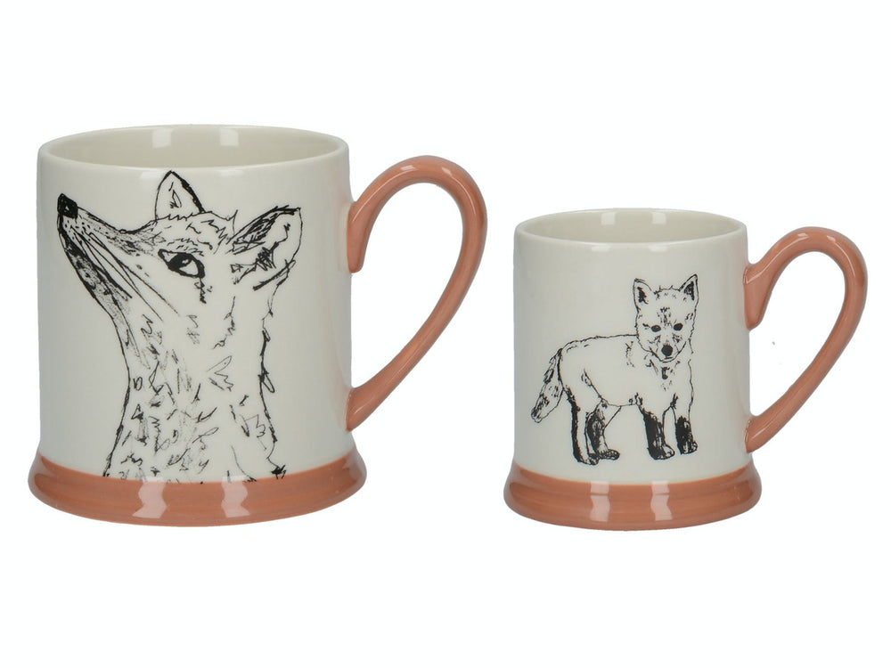 Creative Tops Into The Wild Little Explorer Fox Set Of 2 Mugs image 1