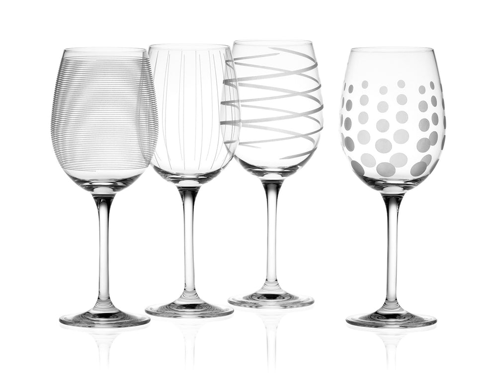 Mikasa Cheers Set Of 4 White Wine Glasses image 1