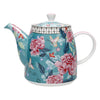 London Pottery Bell-Shaped Teapot with Infuser for Loose Tea - 1 L, Teal image 1