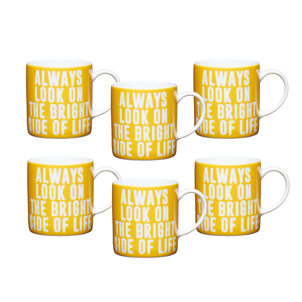 Set of 6 KitchenCraft 80ml Porcelain 