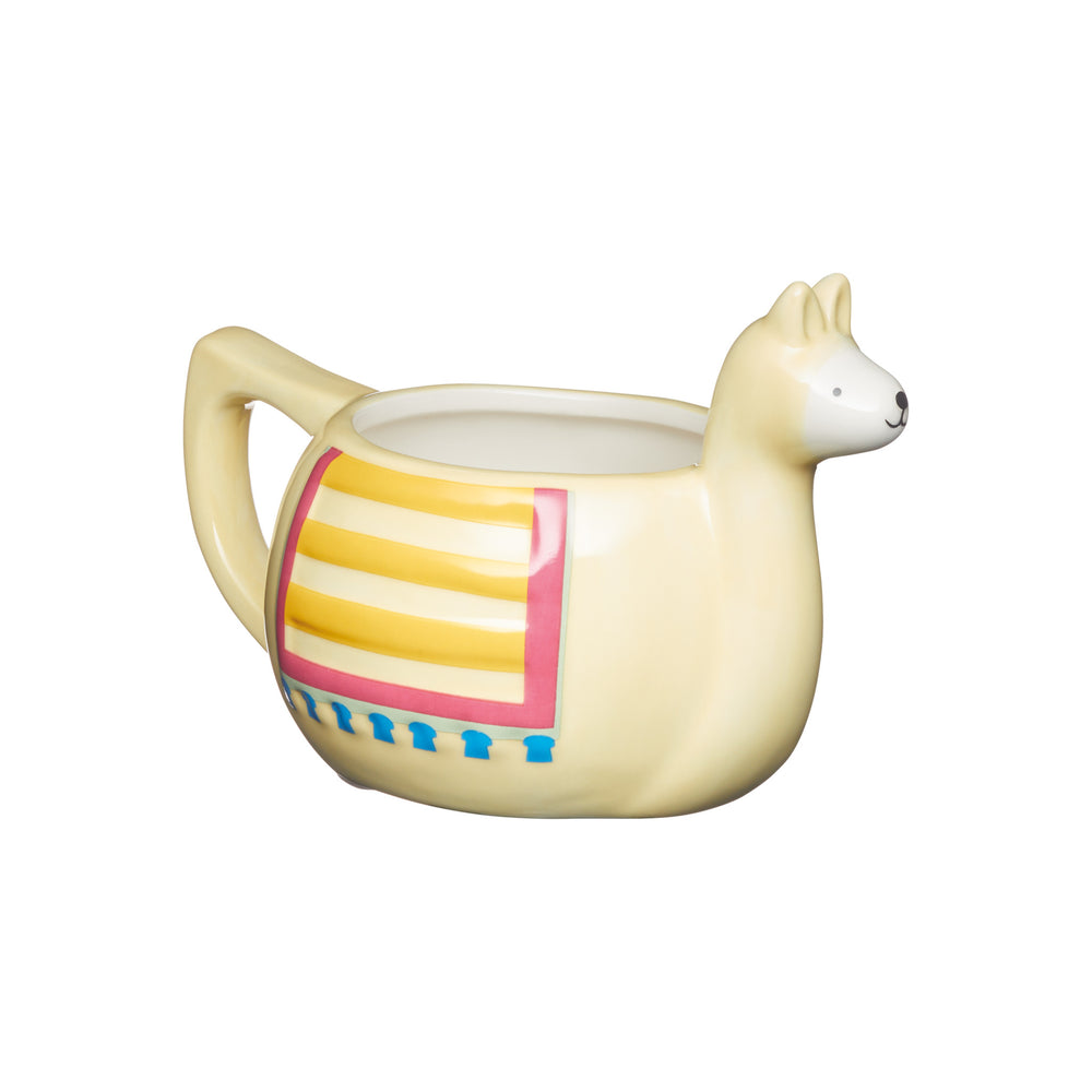 KitchenCraft Painted Ceramic Novelty Llama Mug image 1