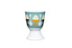 KitchenCraft Retro Eggs Porcelain Egg Cup