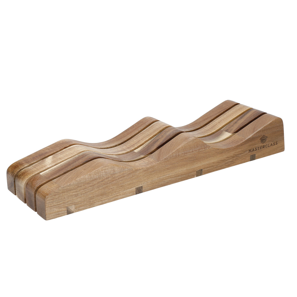 MasterClass Wooden Knife Holder for Drawer image 1