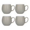 Set of 4 London Pottery Pebble® Mugs Matte Putty