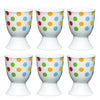 Set of 6 KitchenCraft Brights Spots Porcelain Egg Cups image 1
