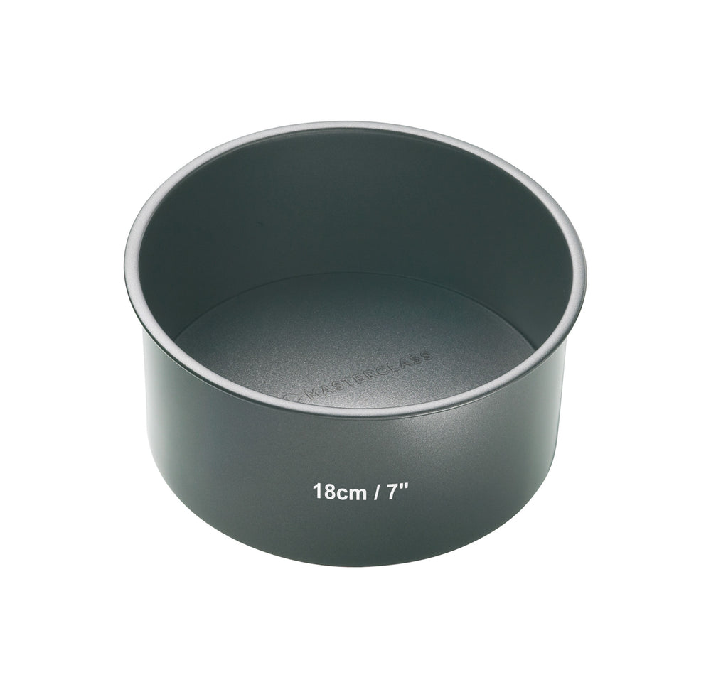 MasterClass Non-Stick Round Loose Base Deep Cake Pan, 18cm image 1
