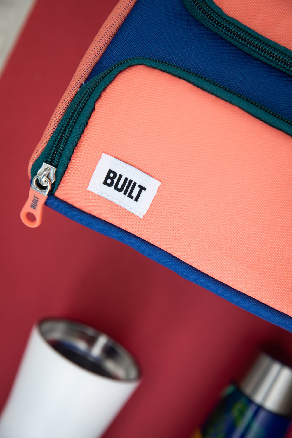 BUILT Prime 6-Litre Insulated Lunch Bag with Compartments, Showerproof Polyester - 'Abundance'