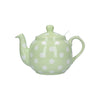 London Pottery Farmhouse 4 Cup Teapot Peppermint With White Spots image 1