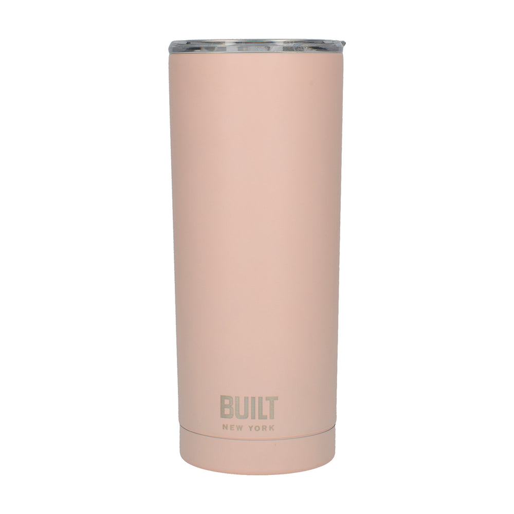Built 590ml Double Walled Stainless Steel Travel Mug Pale Pink image 1