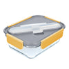 Built Stylist Glass 900ml Lunch Box with Cutlery image 1