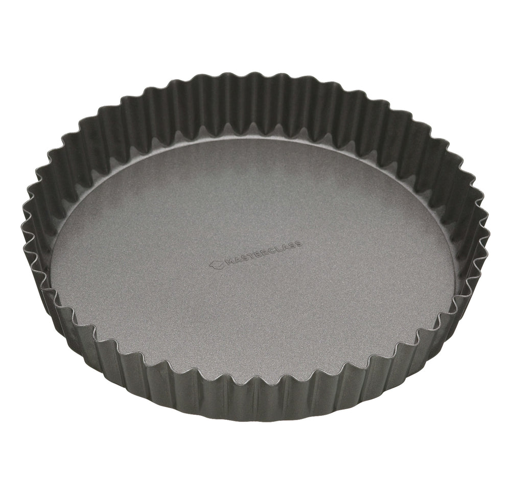 MasterClass Non-Stick Loose Base Fluted Quiche Tin, 30cm image 1