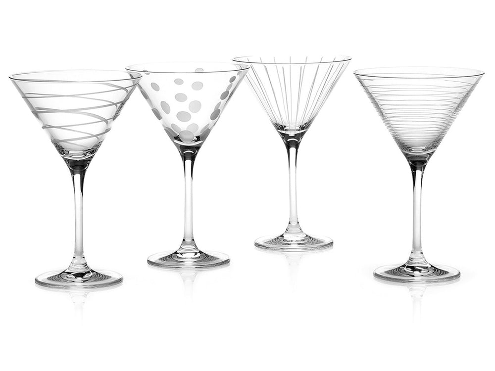 Mikasa Cheers Set of 4 Martini Glasses image 1
