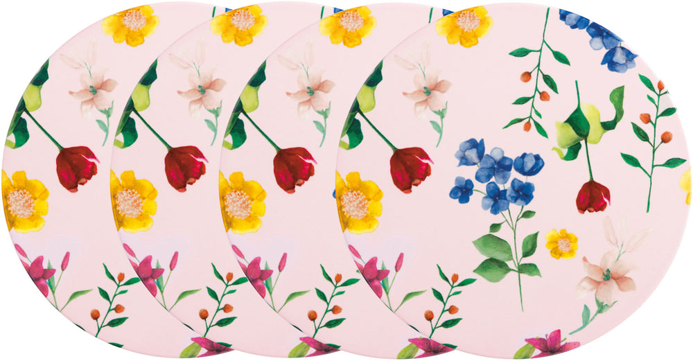 Maxwell & Williams Tea's & C's Contessa Pack Of 4 Coasters Rose image 1