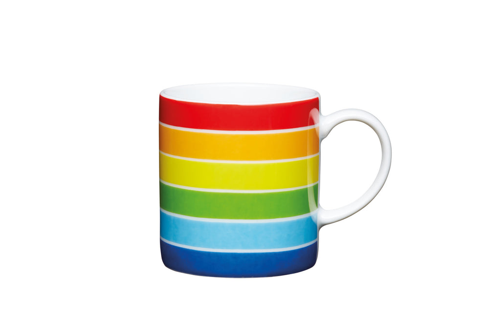 KitchenCraft 80ml Porcelain Rainbow Espresso Cup image 1