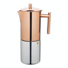 La Cafetière 10-cup (600ml) Copper Espresso Coffee Maker - Stainless Steel, Gift Boxed image 1