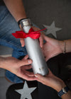 BUILT 500ml Double Walled Stainless Steel Water Bottle Silver Glitter image 3