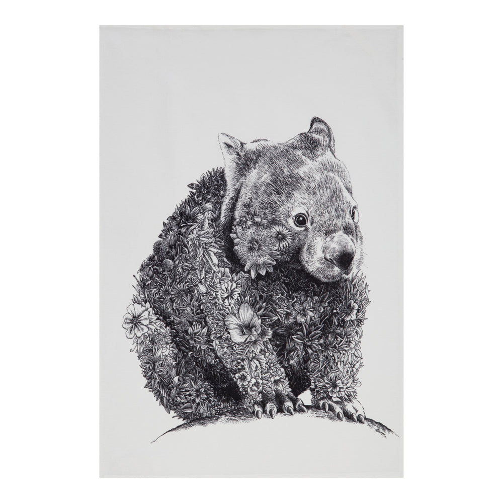Maxwell & Williams Marini Ferlazzo Wombat Tea Towel image 1