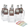 7pc Glass Sloe Gin Set with Jar Labels image 1
