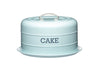 Living Nostalgia Vintage Blue Domed Cake Tin image 1