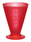 Colourworks Brights Red Conical Measure image 1