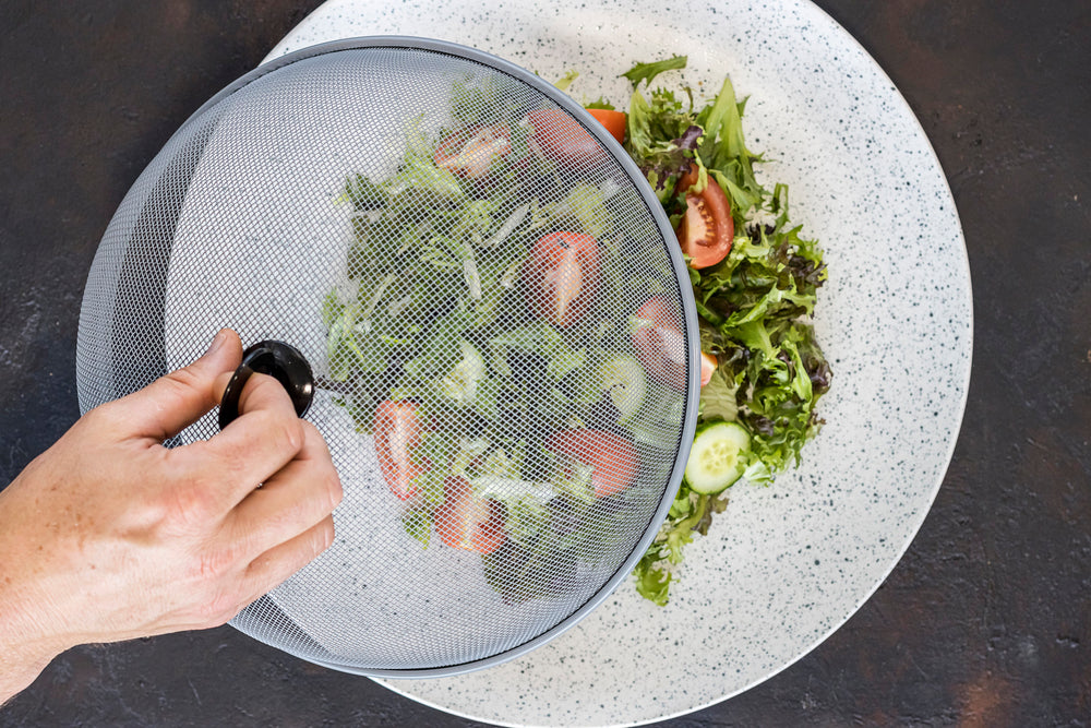 KitchenCraft Round 35cm Metal Mesh Food Cover