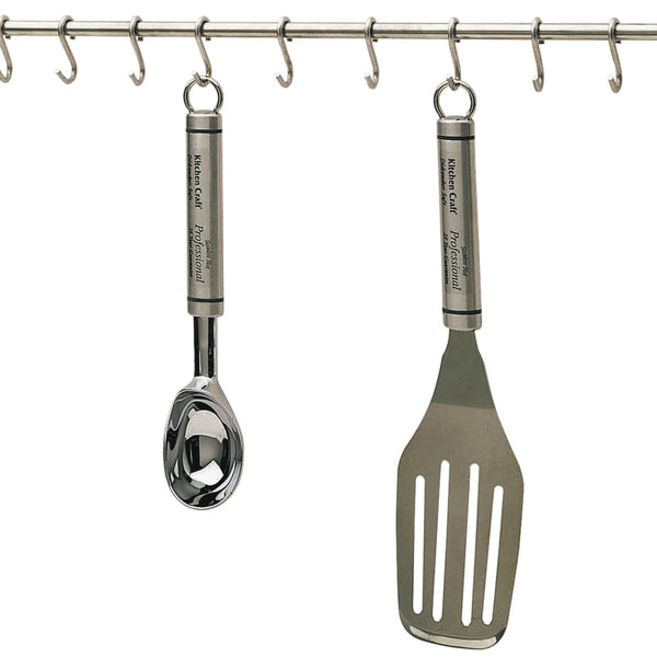 KitchenCraft Stainless Steel Utensil Hanging Rack image 2