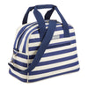 KitchenCraft Lulworth 11.5 Litre Blue Stripe Holdall Style Cool Bag image 1