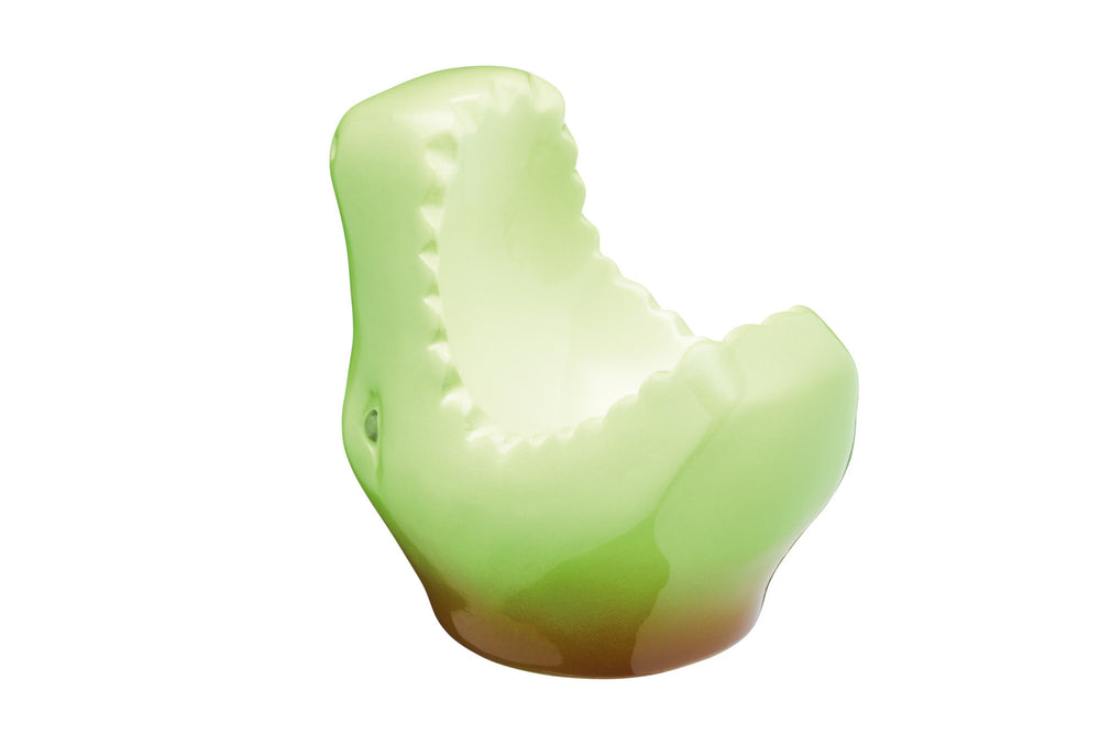 KitchenCraft Ceramic Dinosaur-Shaped Novelty Egg Cup image 1