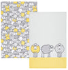 KitchenCraft Set of 2 Yellow Sheep Tea Towels image 2