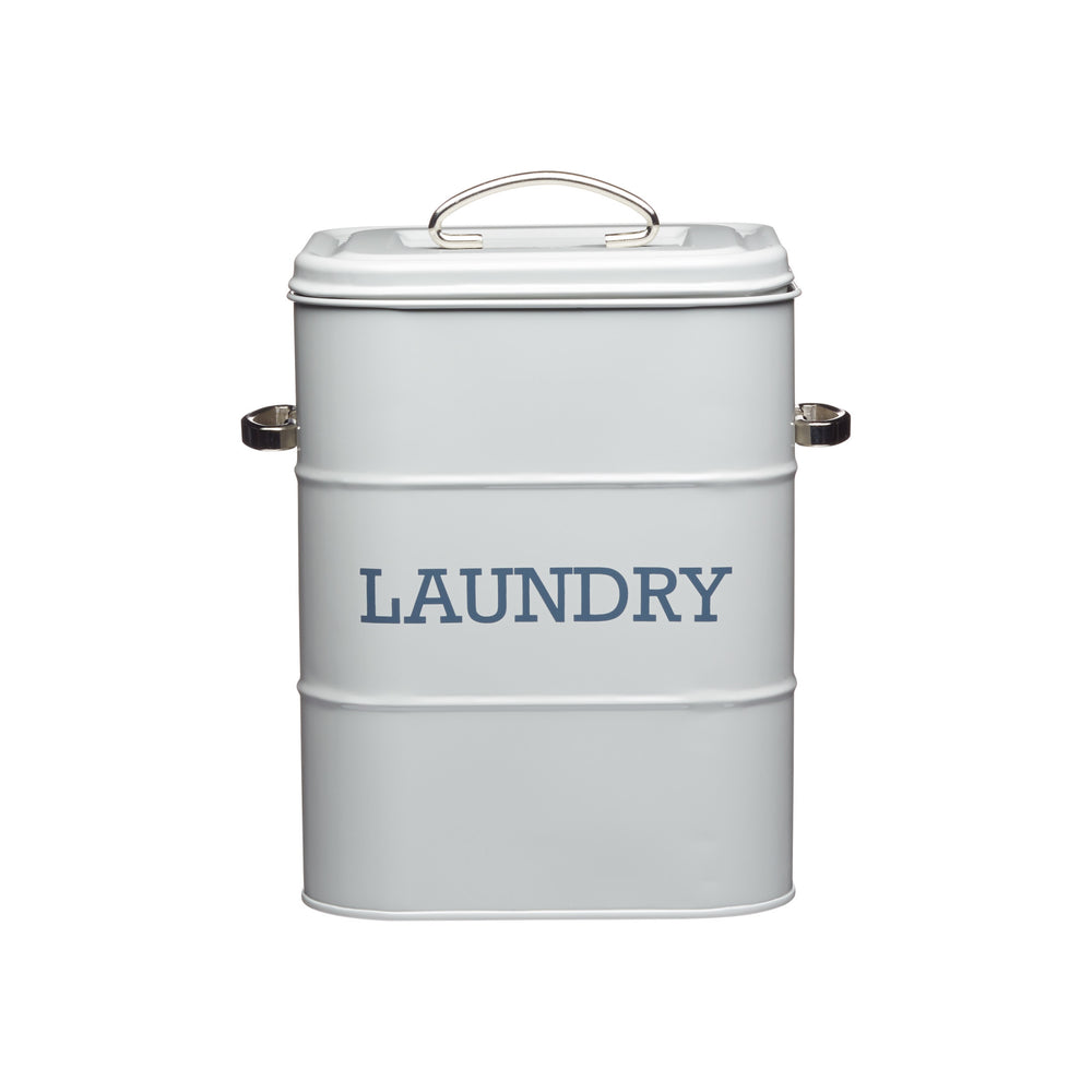 Living Nostalgia French Grey Laundry Tin image 1