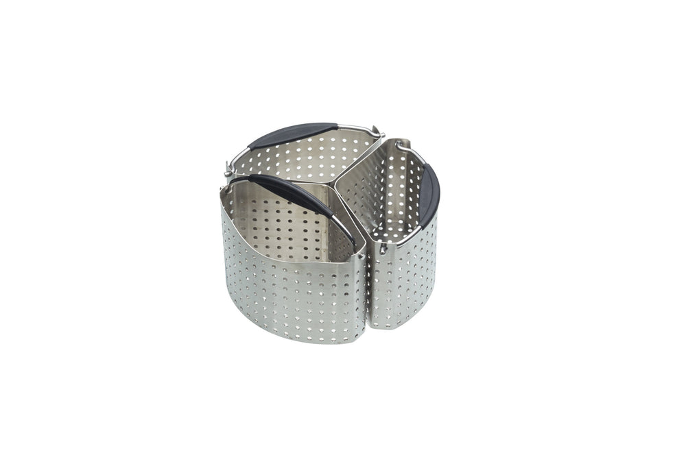 MasterClass Stainless Steel Saucepan Divider Baskets, Set of 3 image 1
