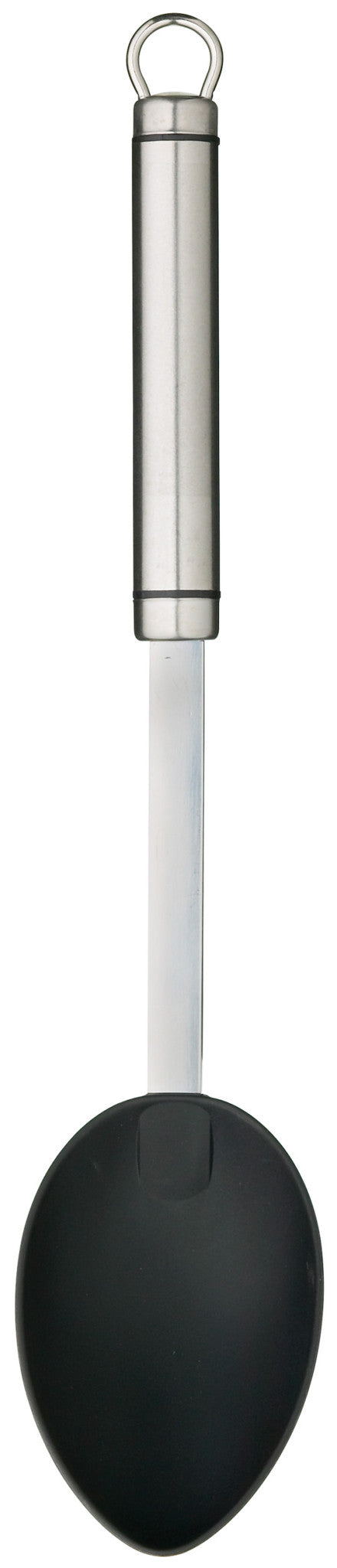 KitchenCraft Oval Handled Stainless Steel Non-Stick Cooking Spoon image 1