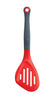 Colourworks Brights Red Long Handled Silicone-Headed Slotted Food Turner